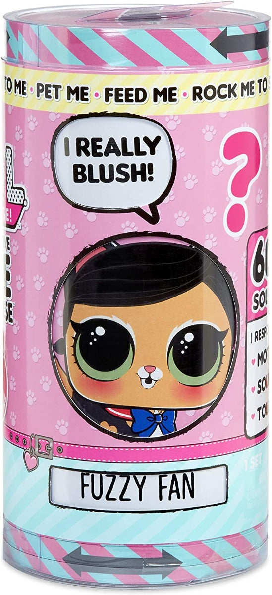 لعبة LOL Surprise التفاعلية على شكل مروحة حيوانات أليفة مفاجآت حية، أكثر من 60 صوتًا واقعيًا، تستجيب للحركة واللمس والأصوات، تتضمن ملحقات، لعبة تفاعلية للأطفال، هدية للبنات والأولاد من سن 4 إلى 5 سنوات.