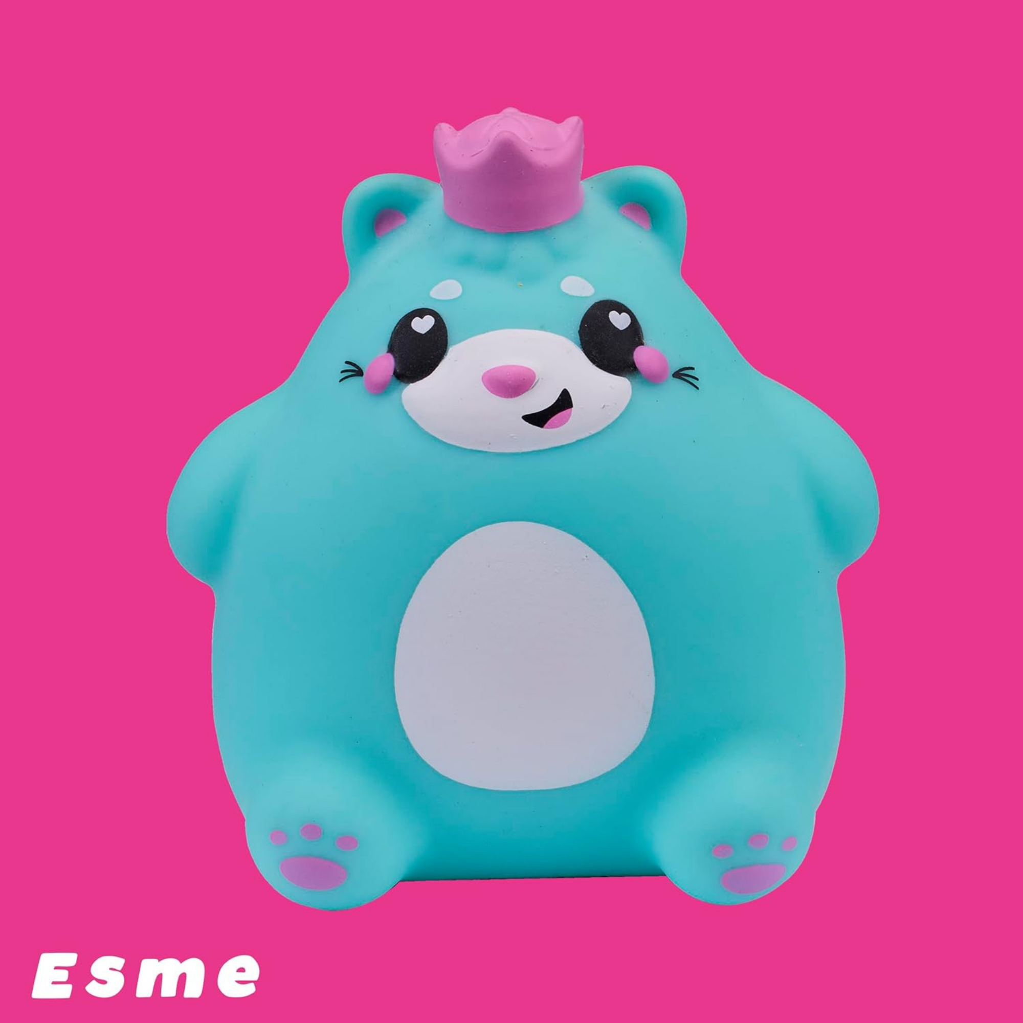 سمووشز كيوتيزيز إسمي، القطة الخضراء، شخصيات قابلة للتجميع، ناعمة للغاية، محببة وطرية!