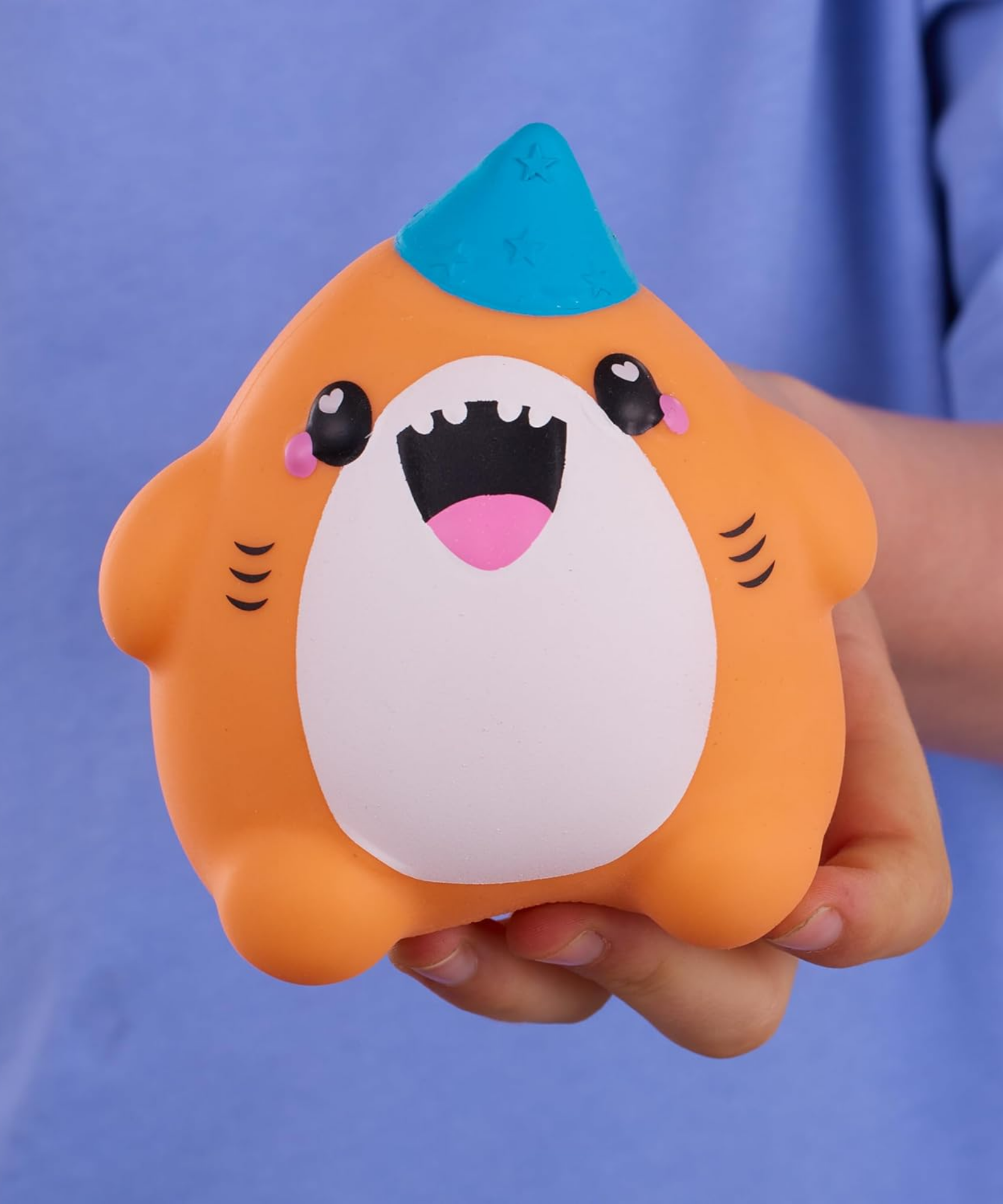 سمووشزيز كيوتيزيز ساندي، القرش البرتقالي، شخصيات قابلة للتجميع، ناعمة للغاية، محببة وطرية!