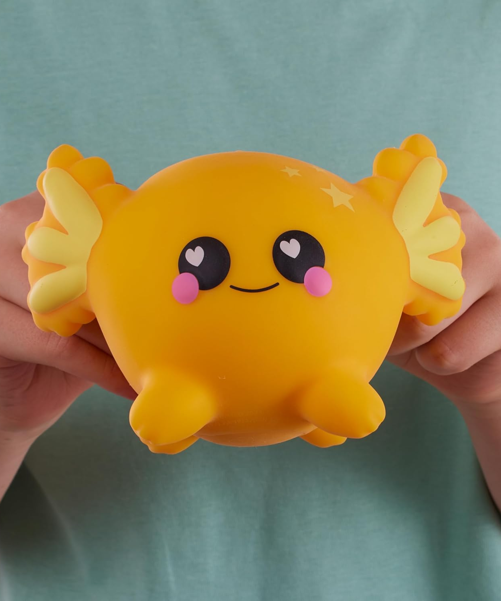 سمووشزيز لوفزيس، سوني، أكسولوتل الأصفر، شخصيات قابلة للتجميع، ناعمة للغاية، محببة وطرية!