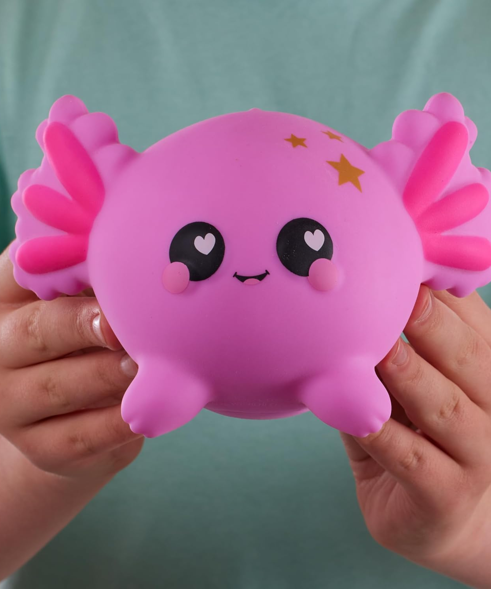 سمووشزيز لوفزيس، جيلي، أكسولوتل وردي، شخصيات قابلة للتجميع، ناعمة للغاية، محببة وطرية!