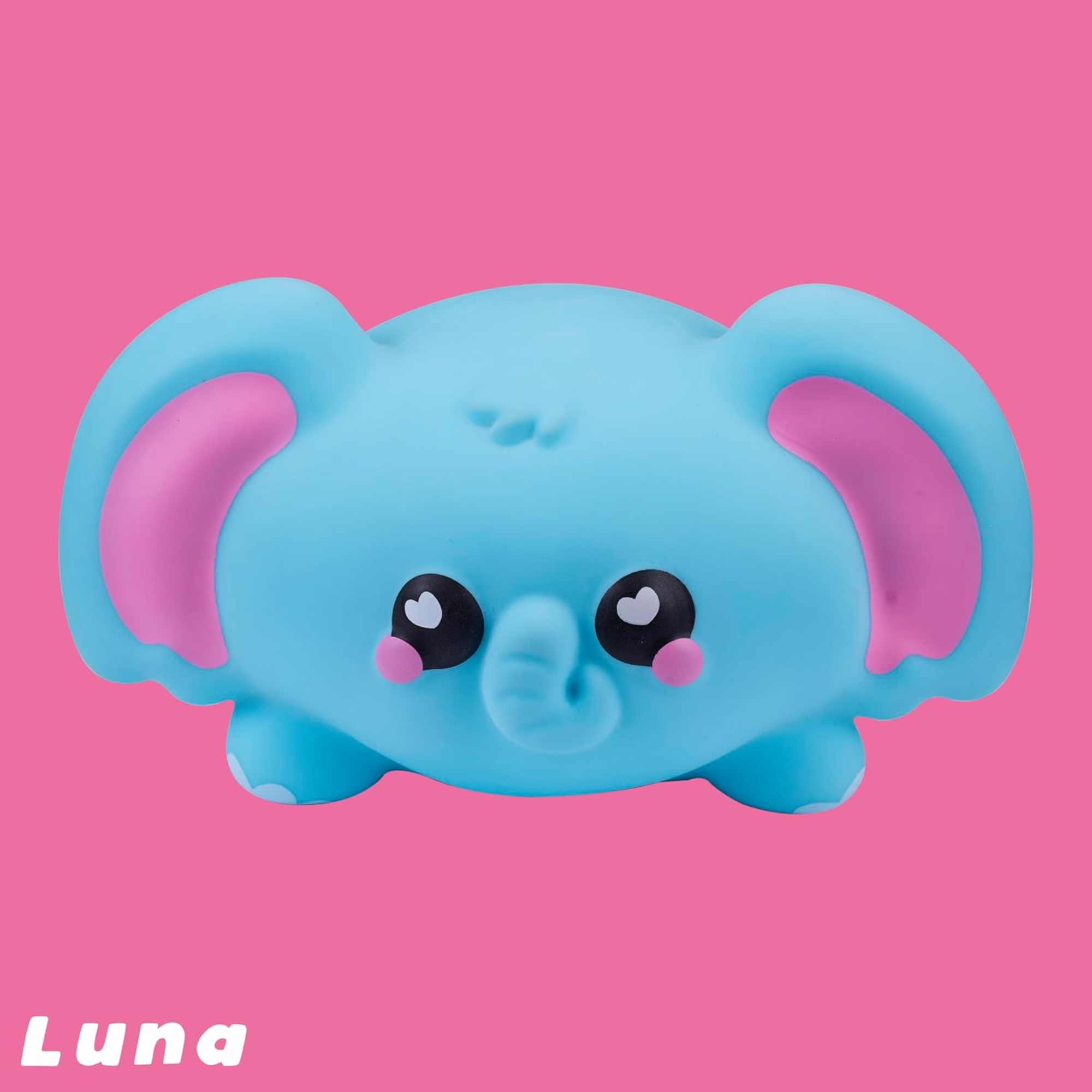 سموشزيز سنجزيز، لونا، الفيل الأزرق، شخصيات قابلة للتجميع، ناعمة للغاية، محببة وطرية!