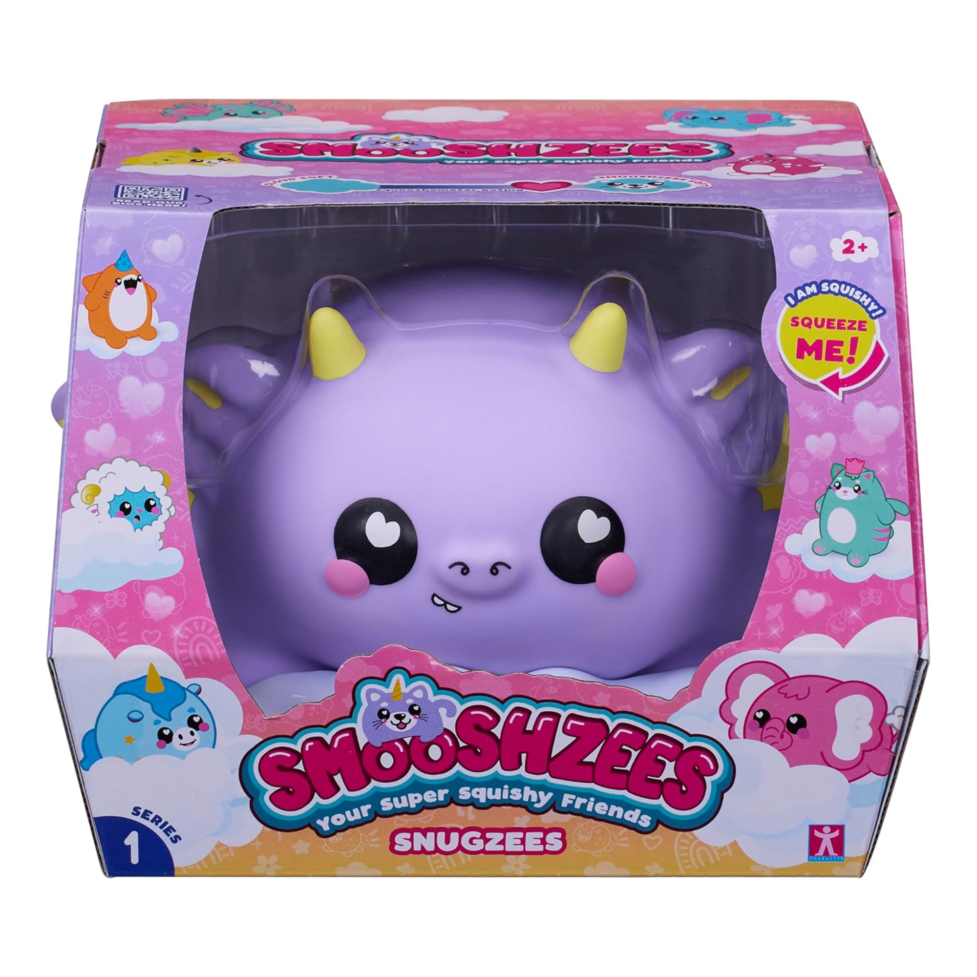 سمووشزيز سنوجزيز، بفن، تنين أرجواني، شخصيات قابلة للتجميع، ناعمة للغاية، محببة وطرية!