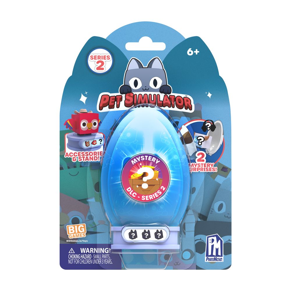 Pet Simulator X, Mystery Egg, Series 2, 1-Pack, 3-Inch Collectible, Randomized Pet Figure
