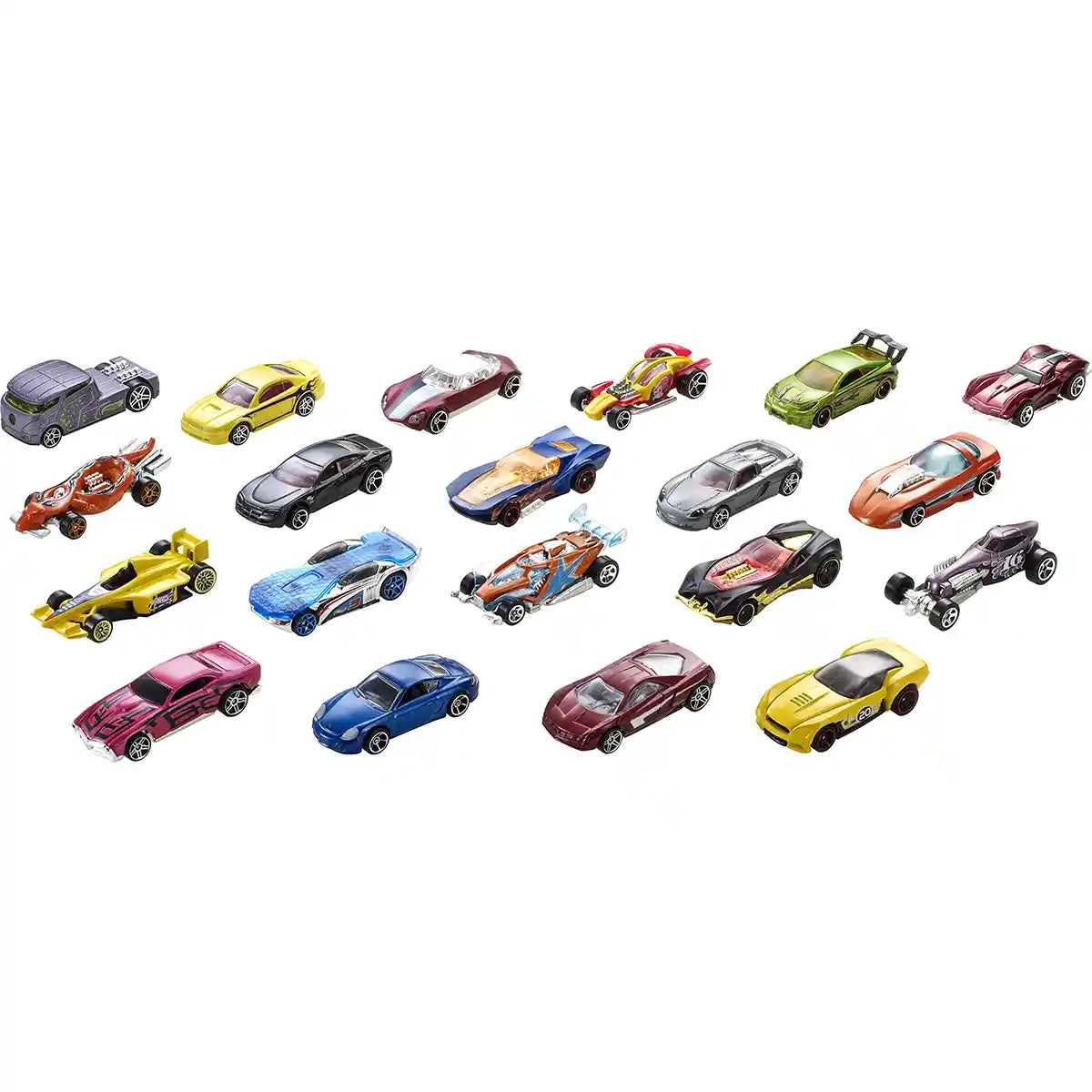 Hot Wheels 20-Car Assorted Gift Pack, Toy Vehicles Collection for Boys & Girls, Ages 3+