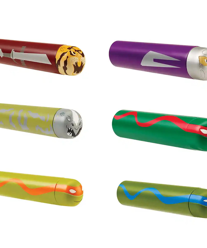 مجموعة إعادة تعبئة سلاحف النينجا المراهقة المتحولة تي بلاست، 10 قطع من ذخيرة السهام، سهام الأبطال والأشرار، متوافقة مع مسدسات تي بلاست، لعبة أنشطة للأطفال