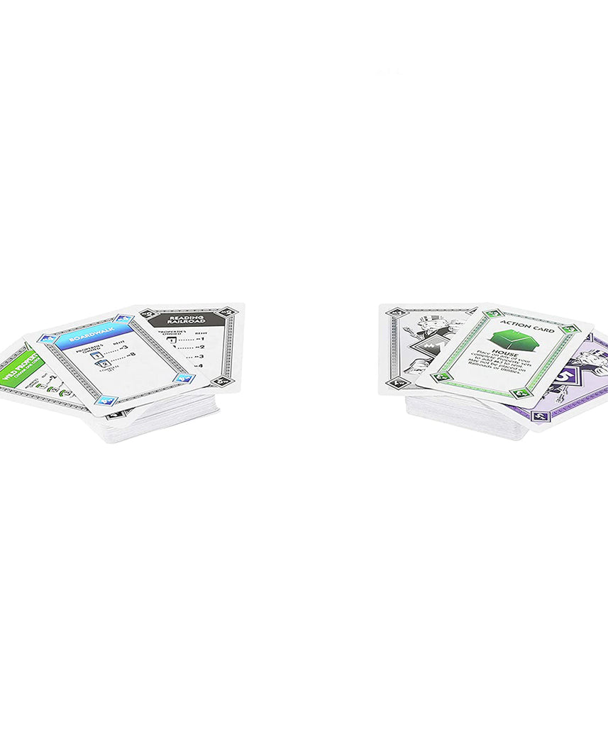 لعبة مونوبولي ديل، النسخة العربية، لعبة تداول عقارات سريعة، من ٢ إلى ٥ لاعبين، بطاقات حركة، بطاقات عقارات، لعبة عائلية، للأطفال من عمر ٨ سنوات فما فوق