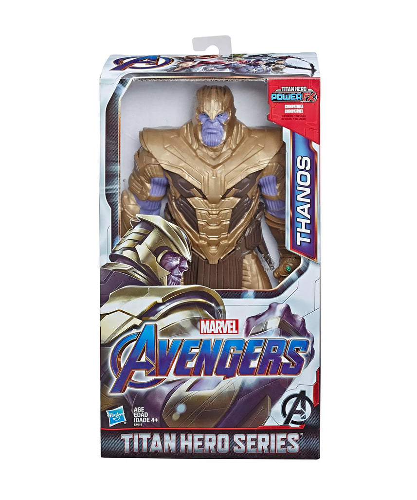 مجسم شخصية ثانوس من مارفل أفينجرز تيتان هيرو سيريز بلاست جير ديلوكس، 12 بوصة، تصميم مستوحى من القصص المصورة، متوافق مع قاذف بلاست جير، مناسب للأعمار من 4 سنوات فما فوق