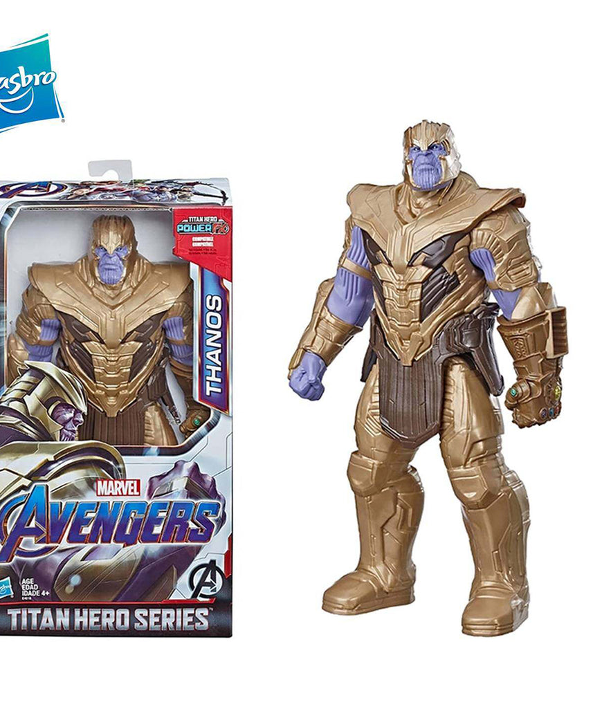 مجسم شخصية ثانوس من مارفل أفينجرز تيتان هيرو سيريز بلاست جير ديلوكس، 12 بوصة، تصميم مستوحى من القصص المصورة، متوافق مع قاذف بلاست جير، مناسب للأعمار من 4 سنوات فما فوق