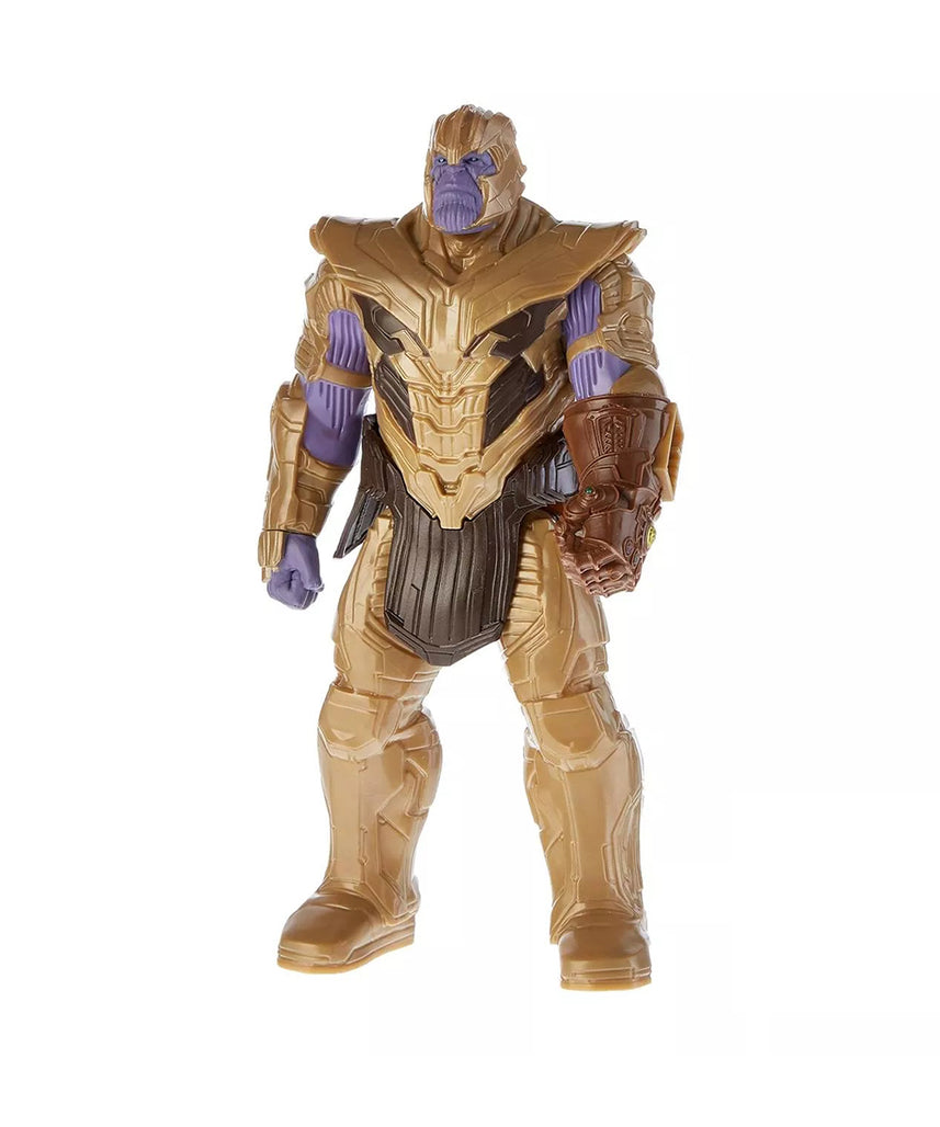 مجسم شخصية ثانوس من مارفل أفينجرز تيتان هيرو سيريز بلاست جير ديلوكس، 12 بوصة، تصميم مستوحى من القصص المصورة، متوافق مع قاذف بلاست جير، مناسب للأعمار من 4 سنوات فما فوق