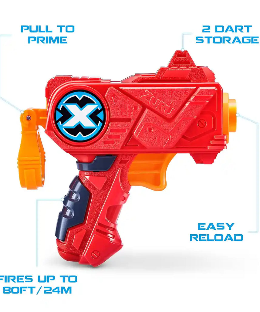 قاذف سهام مزدوج من إكس شوت إم كيه 3، قاذف سهام من الفوم، متعدد الألوان، 36432، مناسب للأعمار من 6 سنوات فما فوق