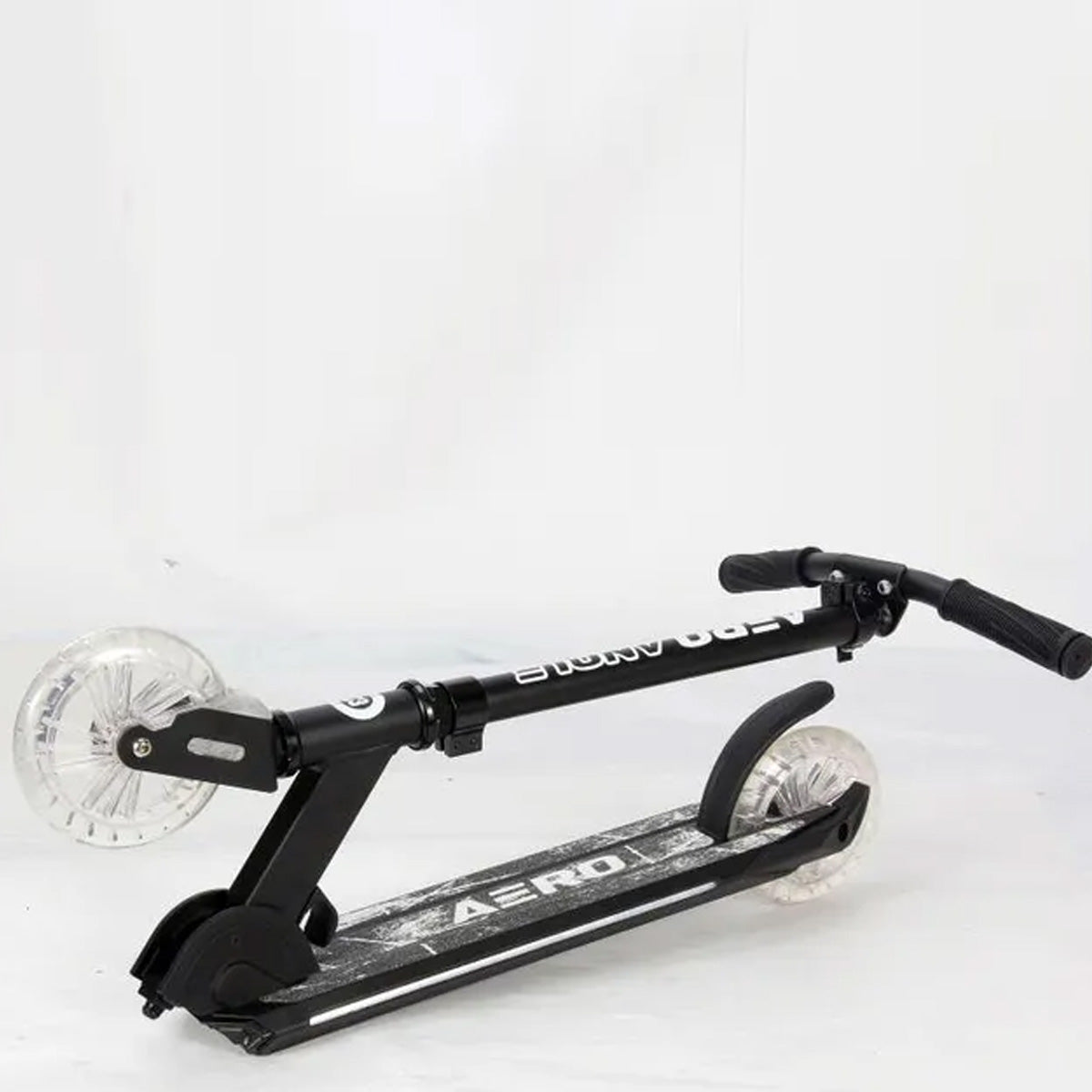 Aero C3 Kids Scooter with RGB Front-Wheel Lights, Adjustable, Foldable 2-Wheel Kick Scooter for Boys & Girls, Ages 5+, Max Weight 50kg