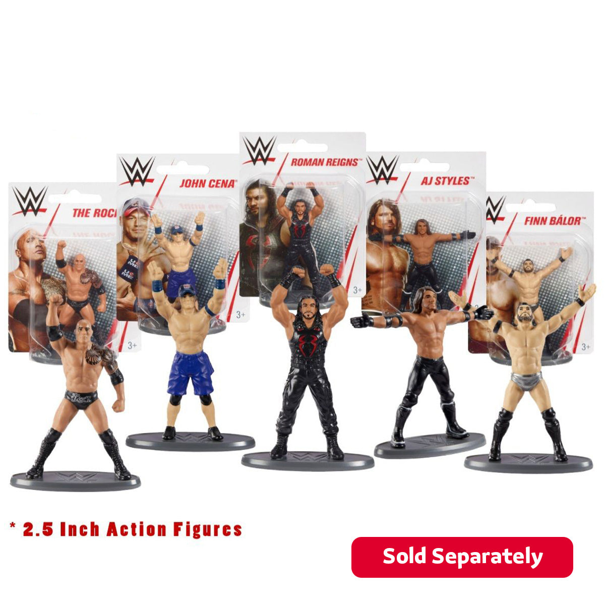 مجسمات WWE الصغيرة، روليت لاين، مجسمات مصارعة قابلة للتجميع، تُباع منفصلة