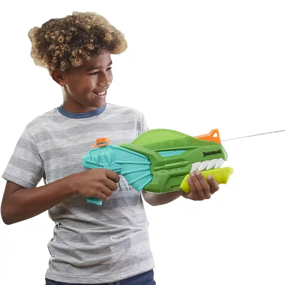 SUPERSOAKER Nerf DinoSquad Dino-Soak Water Blaster, Pump-Action Soakage, Dilophosaurus Dinosaur Design, Outdoor Summer Water Blaster, Multicolour