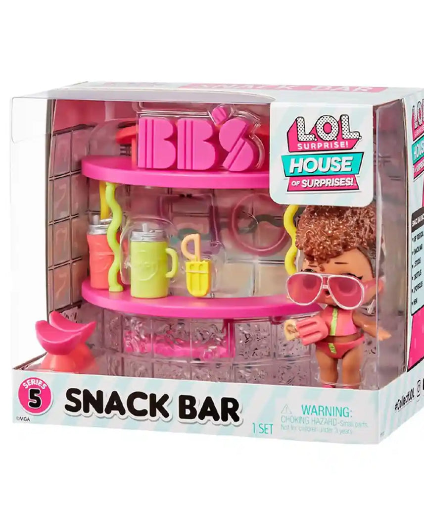 مجموعة أثاث لول سربرايز مع دمية بأشكال متنوعة للأطفال من عمر 4 إلى 6 سنوات