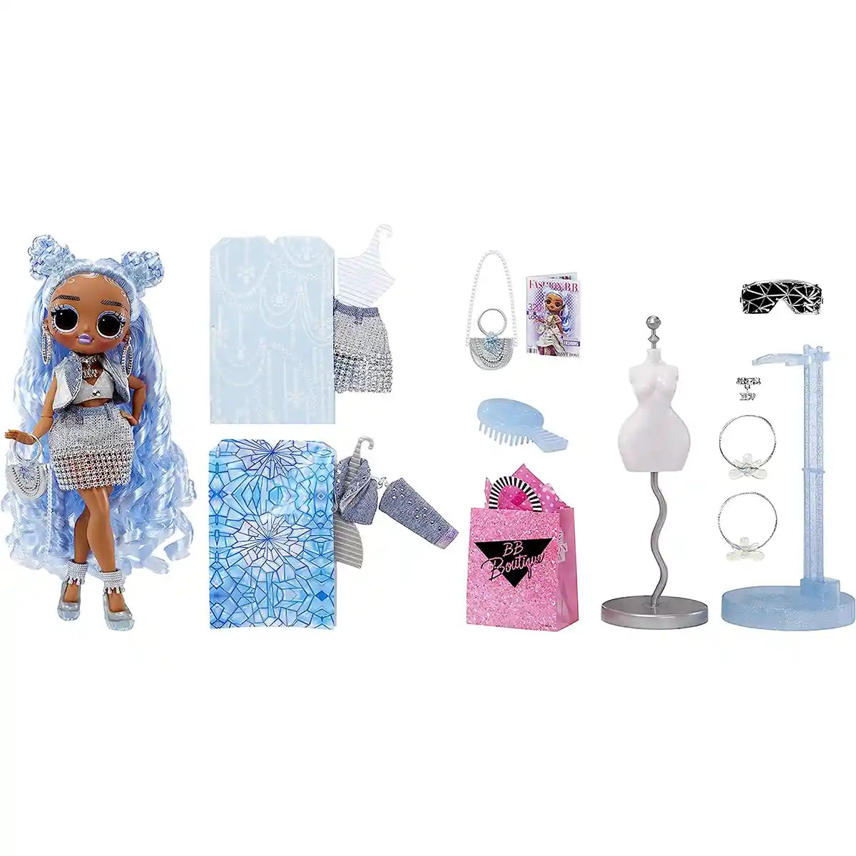 إصدار عرض أزياء إل أو إل سربرايز أو إم جي، ميسي فروست، دمية أزياء بطول 10 بوصات، ملابس متحولة، جاهزة للعرض، دمية مفصلية، ملحقات متضمنة، لعبة للأطفال من سن 4 سنوات فما فوق