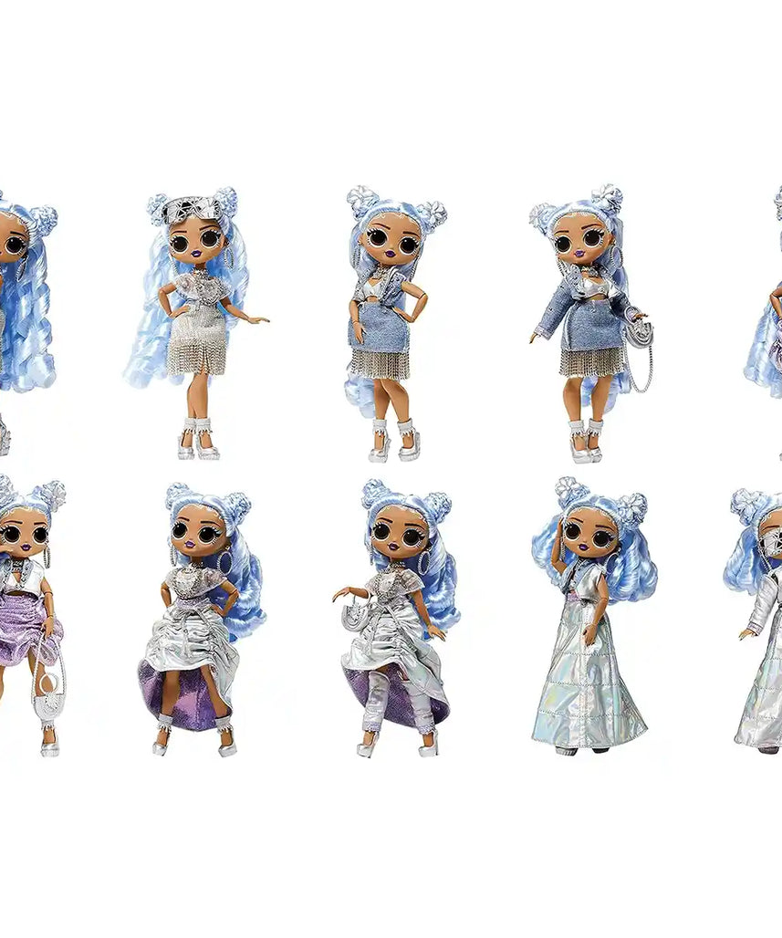 إصدار عرض أزياء إل أو إل سربرايز أو إم جي، ميسي فروست، دمية أزياء بطول 10 بوصات، ملابس متحولة، جاهزة للعرض، دمية مفصلية، ملحقات متضمنة، لعبة للأطفال من سن 4 سنوات فما فوق