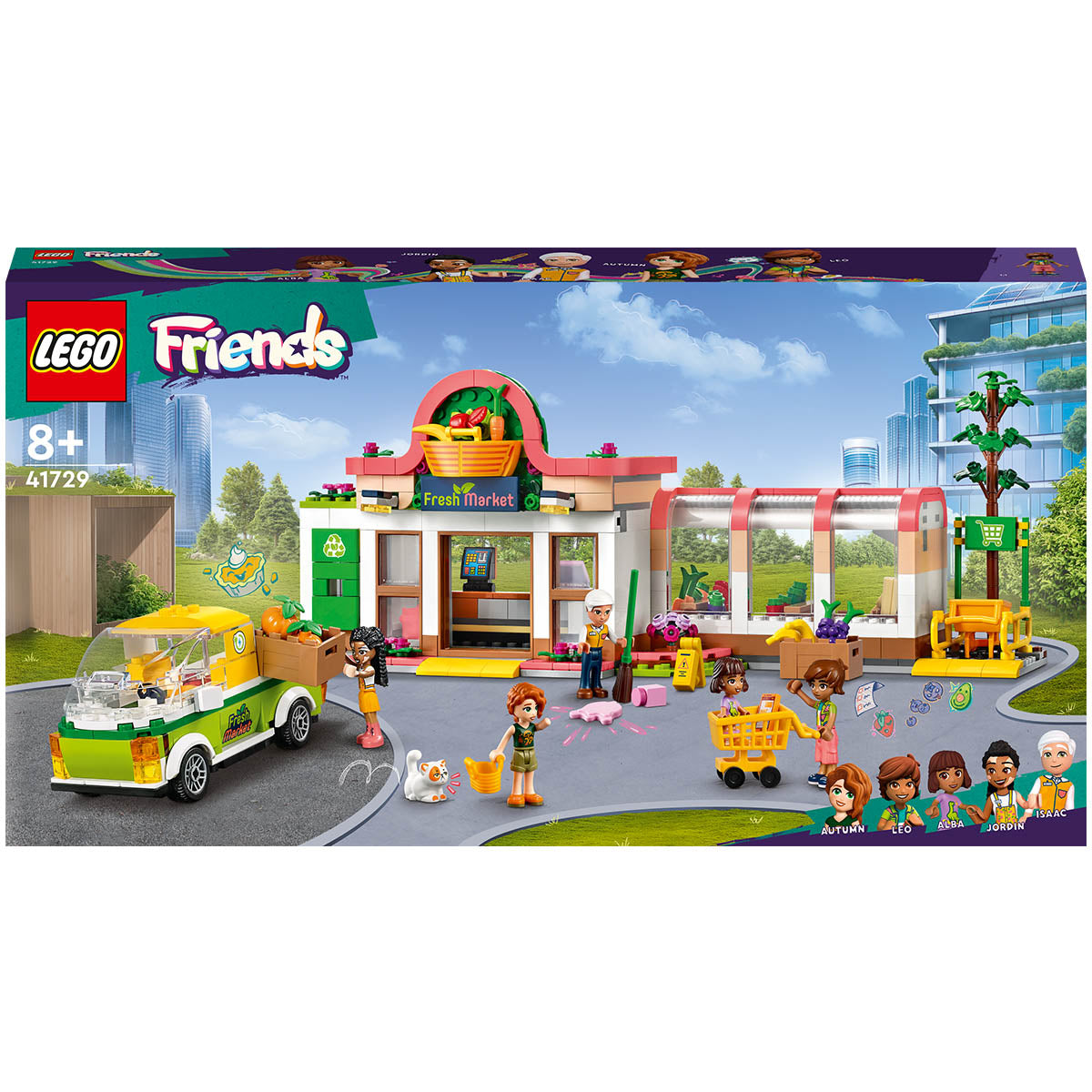 LEGO Friends Organic Grocery Store 41729 Building Set with Mini-Dolls, Delivery Van & Accessories for Kids Ages 8+