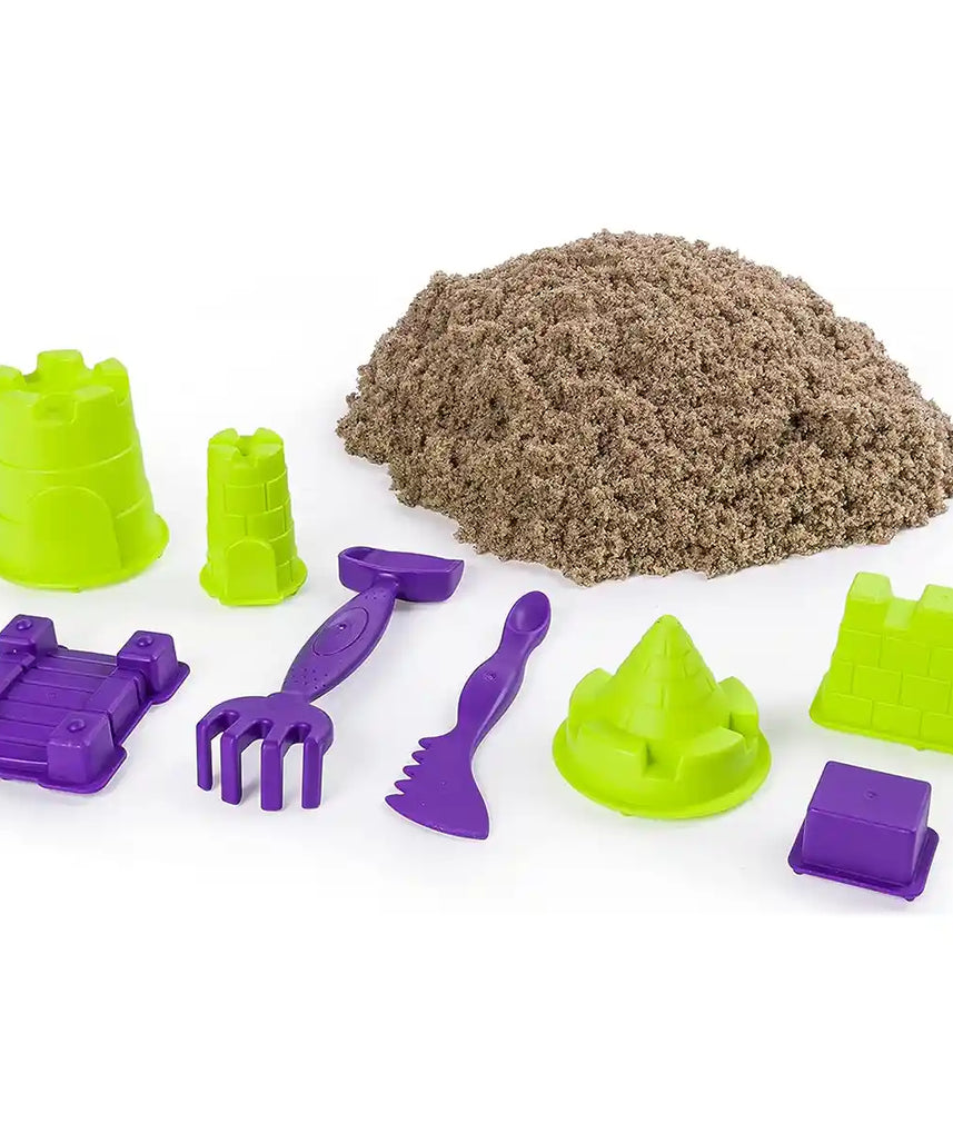 شاطئ رمل كينتيك مملكة الرمال (3 أرطال) - فنون العجين والرمل، لعبة أطفال عالية الجودة، متينة وتعليمية، مناسبة للأطفال من عمر شهرين فما فوق