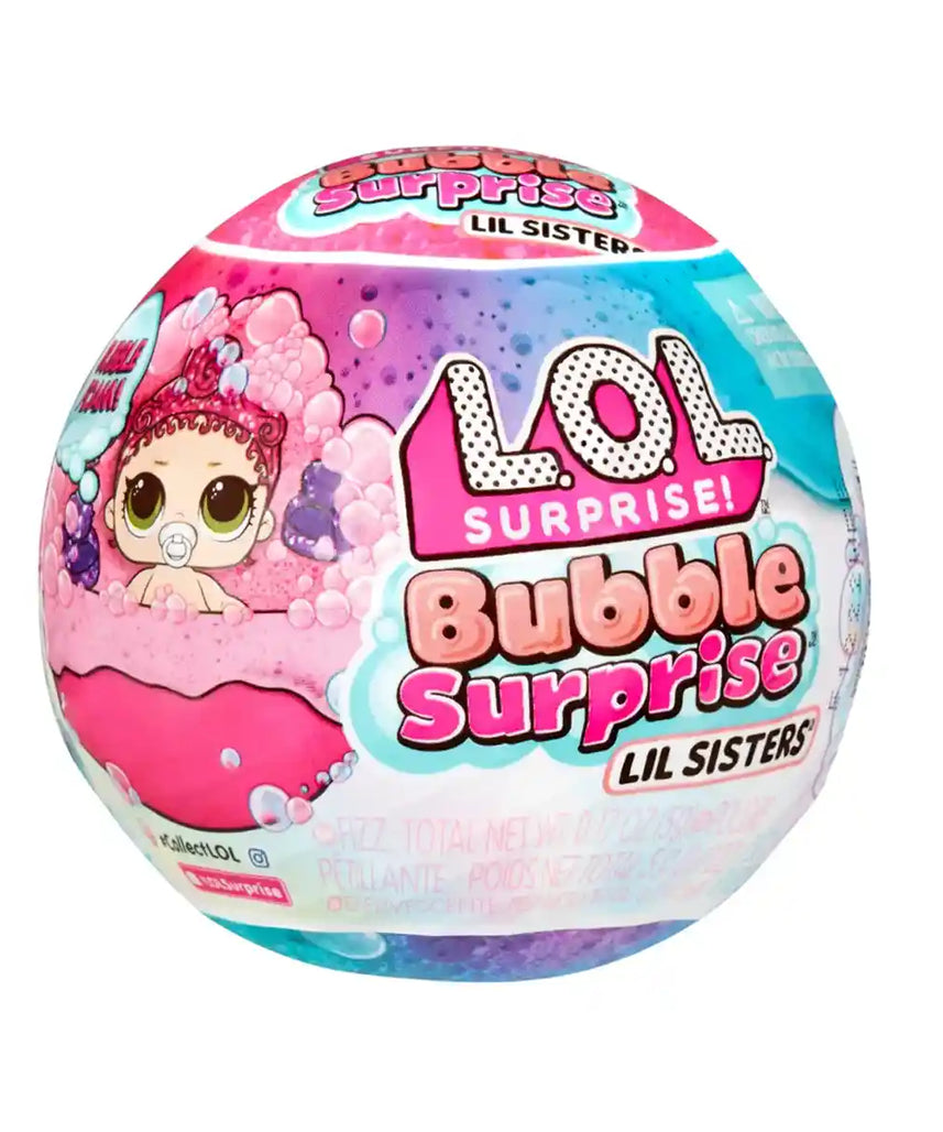دمية لول سربرايز بابل فوم ليل سيسترز، دمية بيبي سيسترز قابلة للتجميع، مفاجأة بابل، متغيرة اللون، تفاصيل براقة، تتضمن ملحقات، هدية للبنات من سن 4 سنوات فما فوق