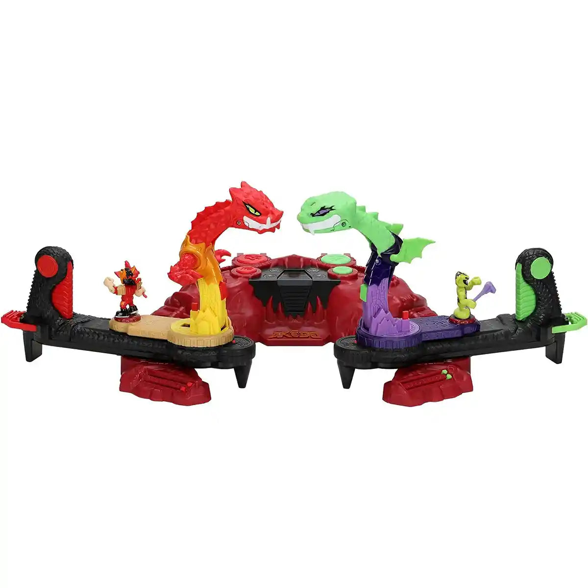 مجموعة ألعاب موس تويز أكيدو ليجندز أوف أكيدو بيست سترايك سيربنت فيوري أرينا مع محاربين حصريين وأضواء وأصوات للأطفال من سن 6 سنوات فما فوق - مجموعات ألعاب