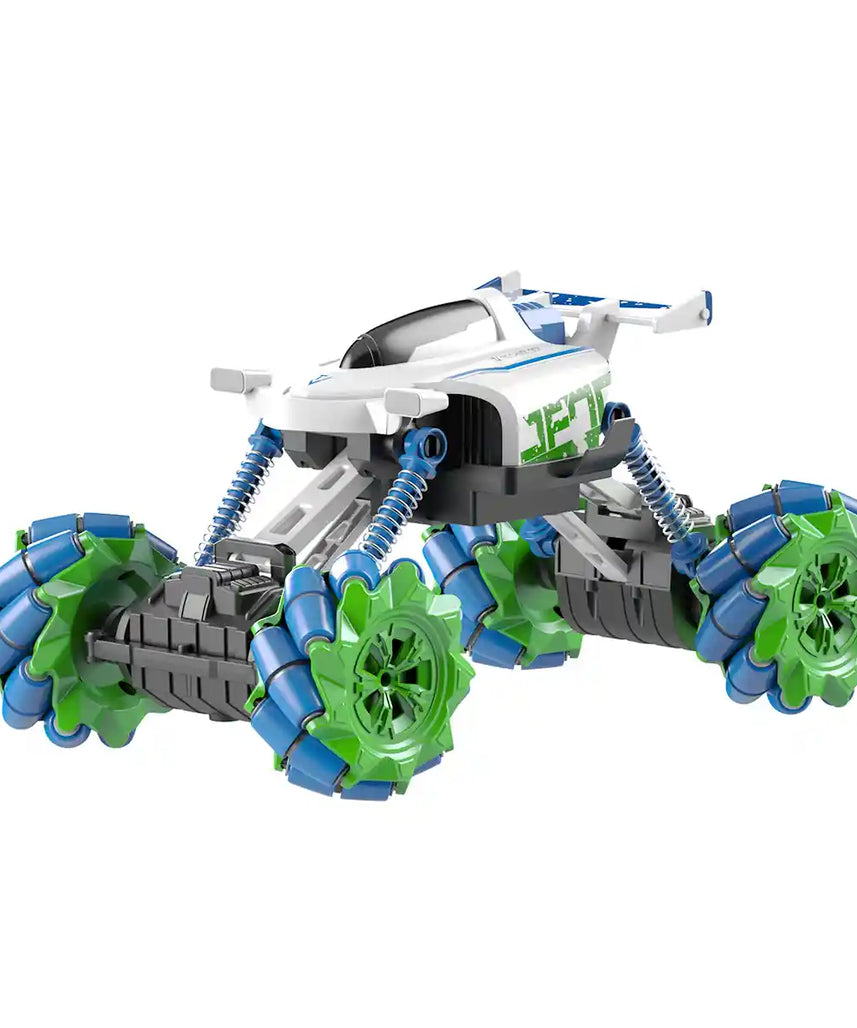 سيارة كريزون سبيد دريفت 1:14 تعمل بالتحكم عن بعد - 2.4 جيجاهرتز، تدور 360 درجة، مركبة دريفت وألعاب بهلوانية مع بطارية قابلة لإعادة الشحن، مناسبة للأعمار من 3 سنوات فما فوق