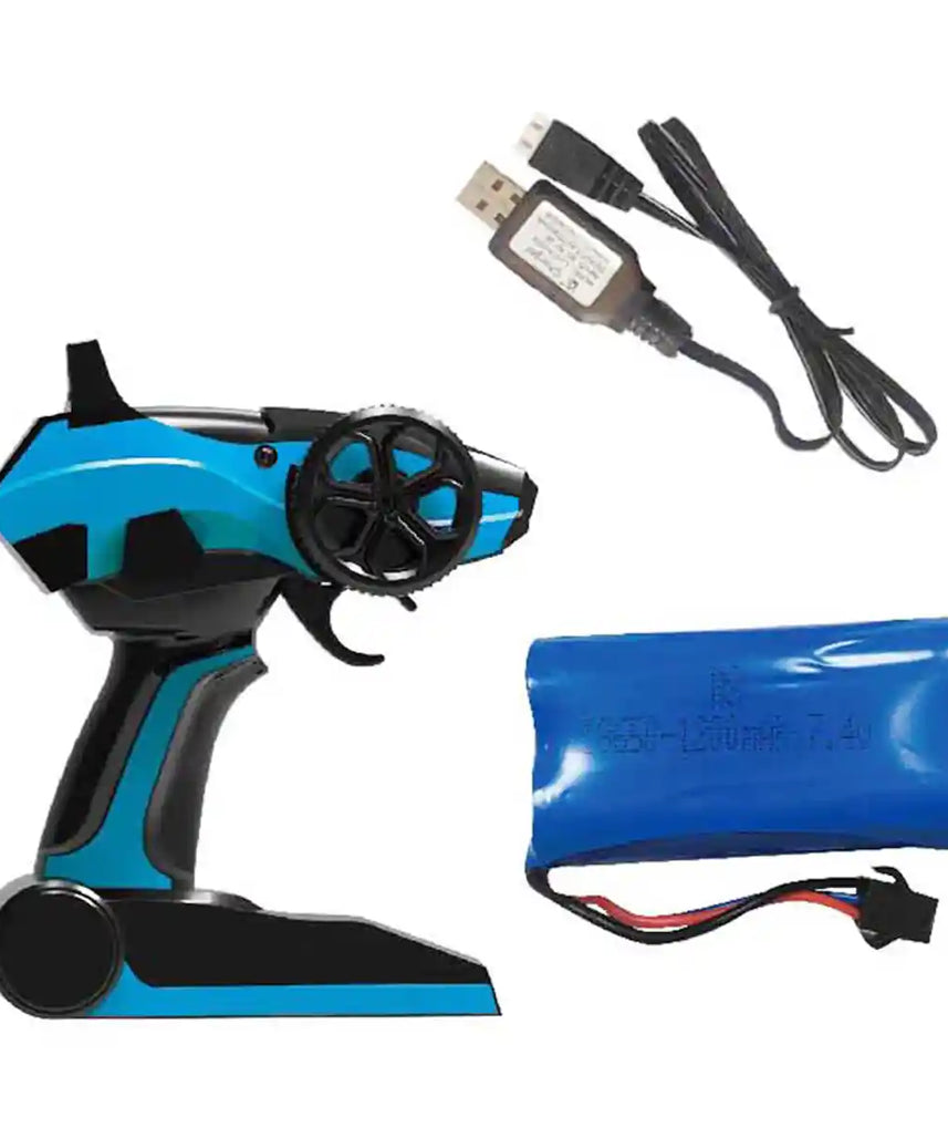 سيارة كرازون سموكينج بانك الكلاسيكية للتحكم عن بعد - مقياس 1:10، سيارة دريفت عالية السرعة 2.4 جيجا هرتز مزودة بإضاءة، مسافة تحكم عن بعد 25 مترًا، مناسبة لعمر 3 سنوات فما فوق