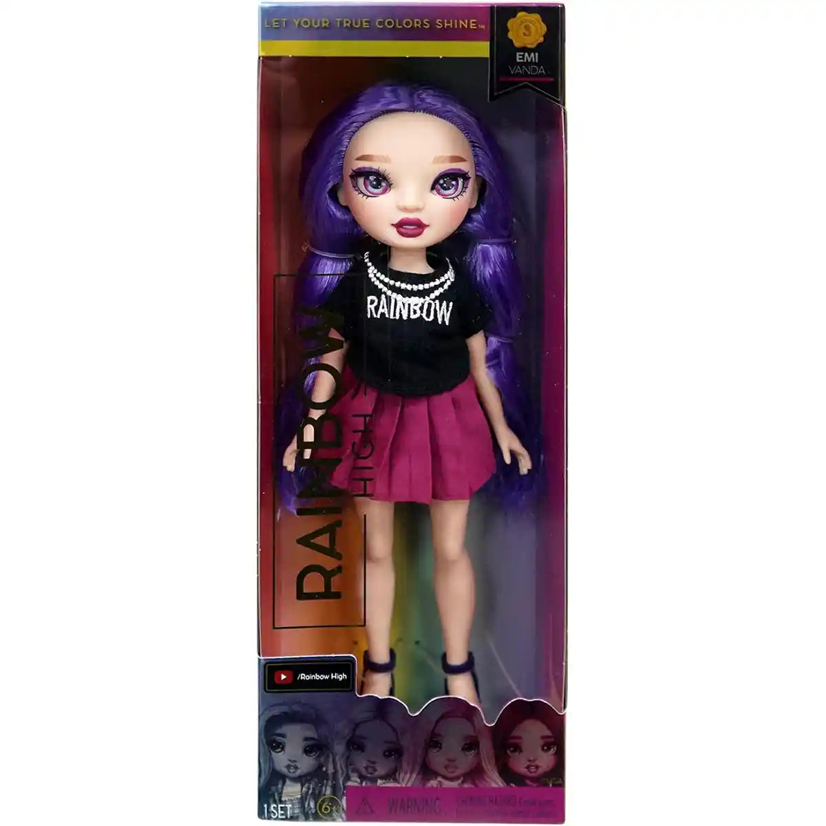 Rainbow High Fashion Doll – EMI (Limited Edition), Premium Fashion Doll for Girls & Boys, Includes Outfit & Shoes, Creative Pretend Play, Ages 3+
