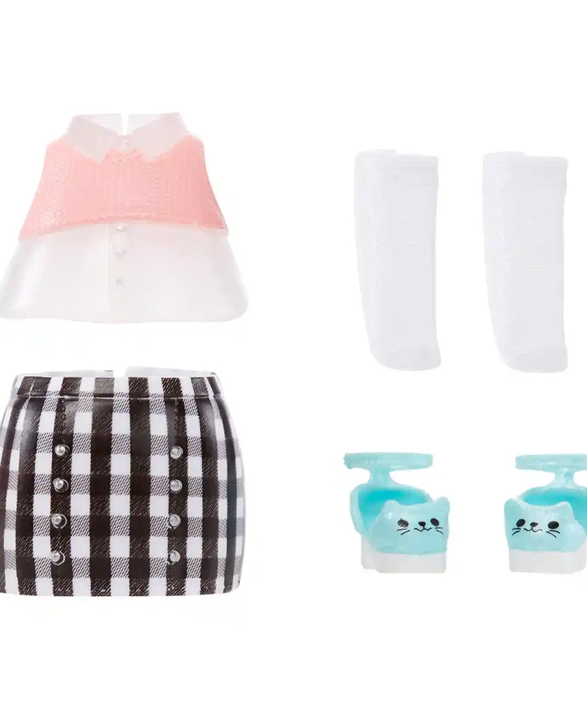 دمى نا! نا! نا! مفاجئة صغيرة، دمى قابلة للتجميع، مقاس 4 بوصات، شعر متجذر، أزياء مستوحاة من الحيوانات، ملابس قابلة للمزج والتنسيق، قابلة للتعديل، تتضمن الزي والأحذية، تشكيلة صندوق مخفي