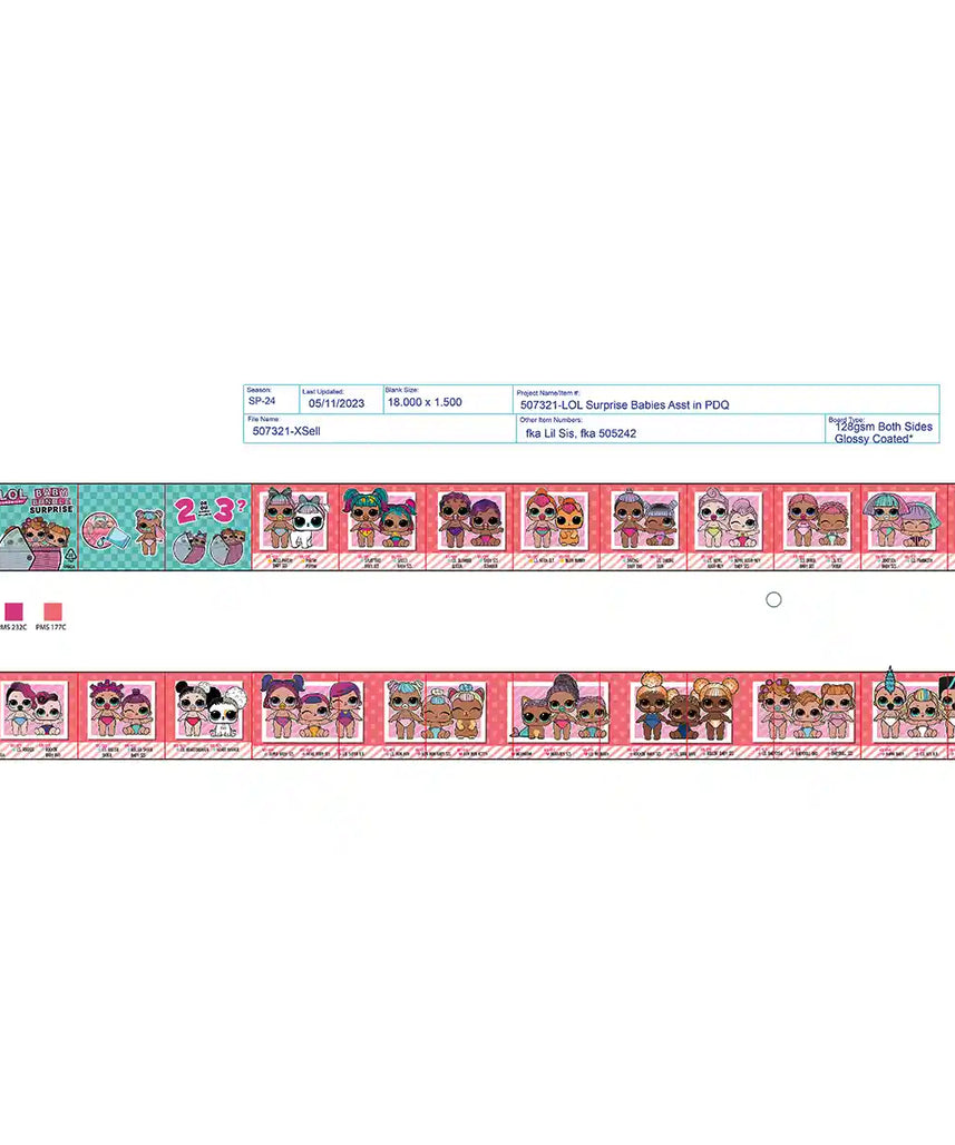 مجموعة دمى مفاجأة الأطفال من إل أو إل سربرايز!، مجموعة هدايا قابلة للتجميع مع كشف مائي للأطفال من سن 4 سنوات فما فوق، تتضمن دمى توأم وثلاثة توائم وحيوانات أليفة، بالإضافة إلى دمى ومنازل وإكسسوارات.