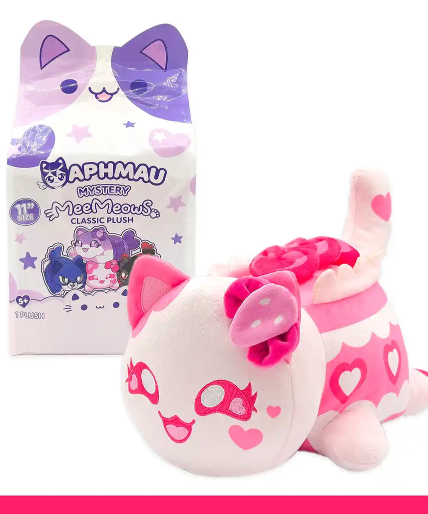 دمية أفماو ميميوز الكلاسيكية الغامضة، مقاس 11 بوصة، من مجموعة الأصدقاء من السلسلة 2، صندوق أعمى، دمية قطة مفاجئة، واحدة من 4 شخصيات محتملة، منتجات أفماو الرسمية