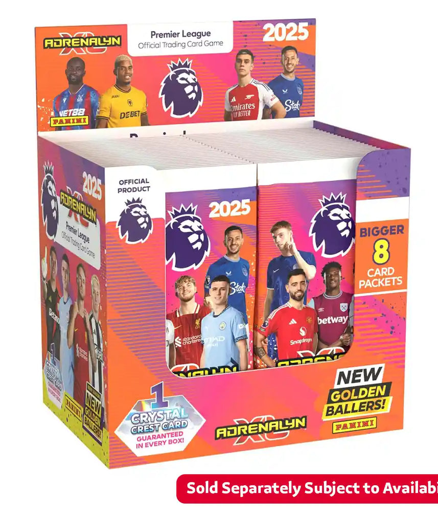 Panini Premier League 2024/25 Adrenalyn XL Trading Cards, 24-Pack Box, Golden Ballers, Limited Edition, Parallel Cards, Collectible Football Cards