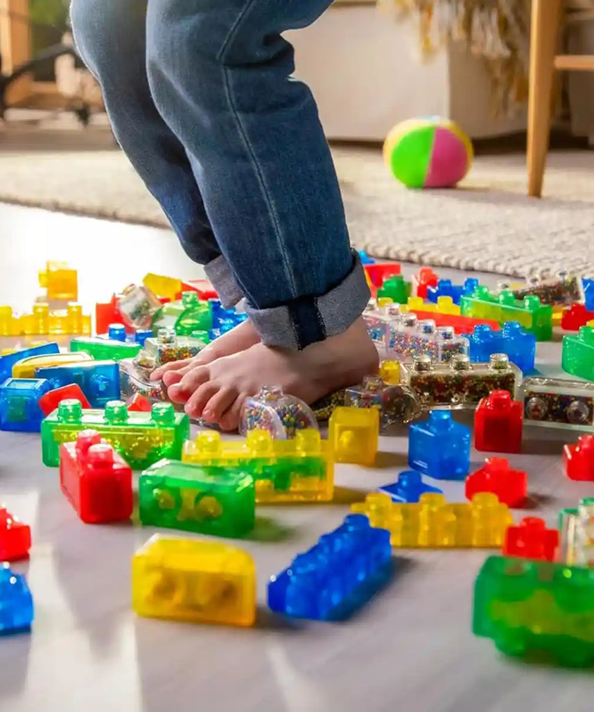 مجموعة جيلي بلوكس للمبتدئين - مجموعات بناء، مجموعة بناء، مكعبات بناء إبداعية STEM للأطفال، 24 شهرًا فأكثر