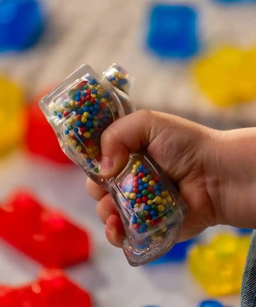 مجموعة شاحنة جيلي بلوكس فرووم! - مجموعات بناء، مجموعة بناء، مكعبات بناء إبداعية في العلوم والتكنولوجيا والهندسة والرياضيات للأطفال، من عمر ٢٤ شهرًا فما فوق