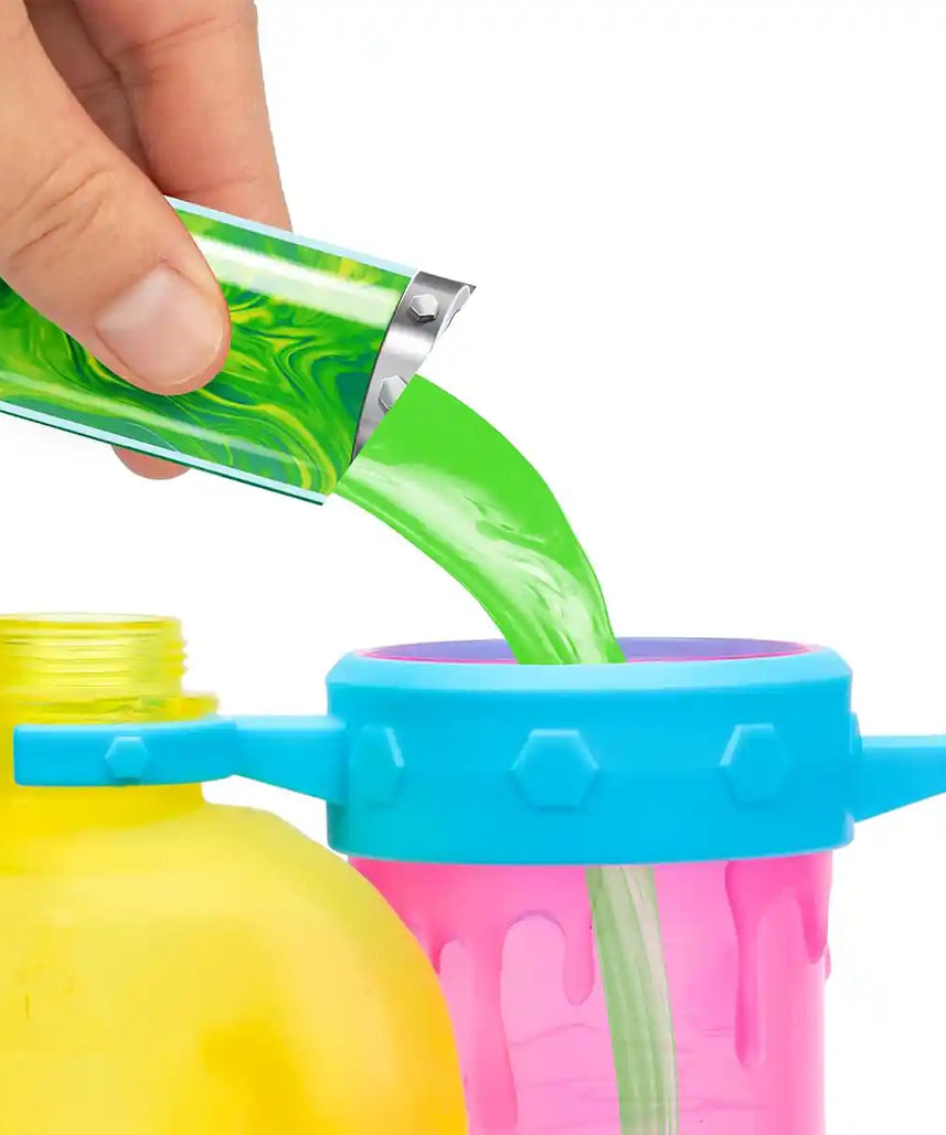 مجموعة أدوات صنع شخصيات الحركة الخاصة بك من MrBeast Lab Hero Creator، لعبة Hazmat Jimmy القابلة للتمدد مع 3 حشوات، محطة إبداع تفاعلية، مجموعة لعب DIY قابلة لإعادة التعبئة للأطفال من سن 5 سنوات فما فوق