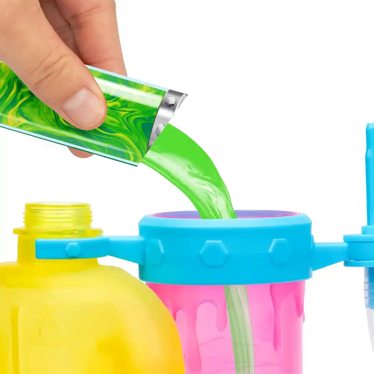 مجموعة أدوات صنع شخصيات الحركة الخاصة بك من MrBeast Lab Hero Creator، لعبة Hazmat Jimmy القابلة للتمدد مع 3 حشوات، محطة إبداع تفاعلية، مجموعة لعب DIY قابلة لإعادة التعبئة للأطفال من سن 5 سنوات فما فوق