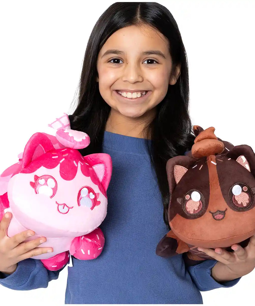 دمية أفماو مي ميوز الكلاسيكية الغامضة، مقاس 11 بوصة، مجموعة آيس كريم، صندوق أعمى مع واحدة من 4 قطط محشوة، شوكولاتة، فانيليا، فراولة، رقائق النعناع، بضائع أفماو الرسمية، حيوانات محشوة وألعاب قطيفة