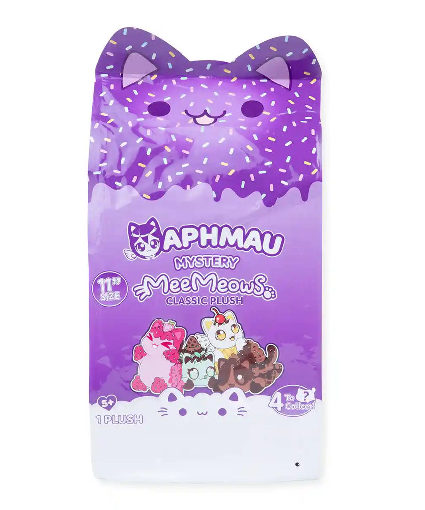 دمية أفماو مي ميوز الكلاسيكية الغامضة، مقاس 11 بوصة، مجموعة آيس كريم، صندوق أعمى مع واحدة من 4 قطط محشوة، شوكولاتة، فانيليا، فراولة، رقائق النعناع، بضائع أفماو الرسمية، حيوانات محشوة وألعاب قطيفة