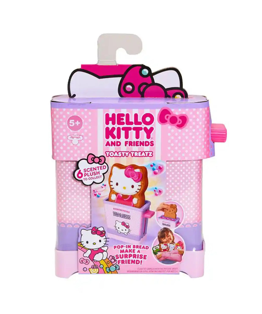 لعبة كوكيز ماكري القطيفة المحشوة برائحة مفاجأة توستي تريتز من هيلو كيتي وأصدقائها، قد يختلف الطراز، للأطفال من سن 5 سنوات فما فوق، شخصيات ألعاب تفاعلية من القطيفة