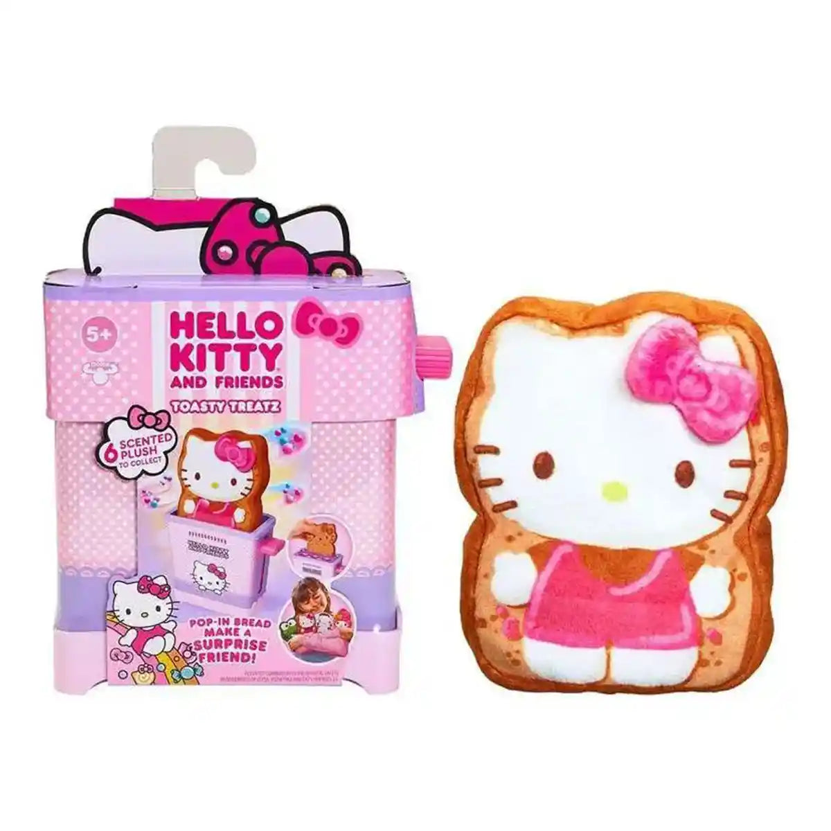 لعبة كوكيز ماكري القطيفة المحشوة برائحة مفاجأة توستي تريتز من هيلو كيتي وأصدقائها، قد يختلف الطراز، للأطفال من سن 5 سنوات فما فوق، شخصيات ألعاب تفاعلية من القطيفة