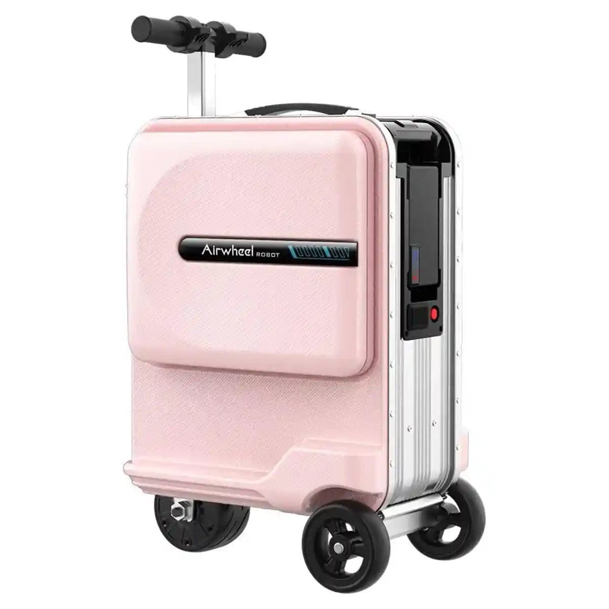حقيبة سكوتر كهربائية Airwheel SE3MiniT، وردية اللون، خفيفة الوزن وذكية، سعة 26 لترًا، مع بطارية قابلة للإزالة معتمدة من شركة الطيران، وبنك طاقة، وسرعة 8 كم/ساعة