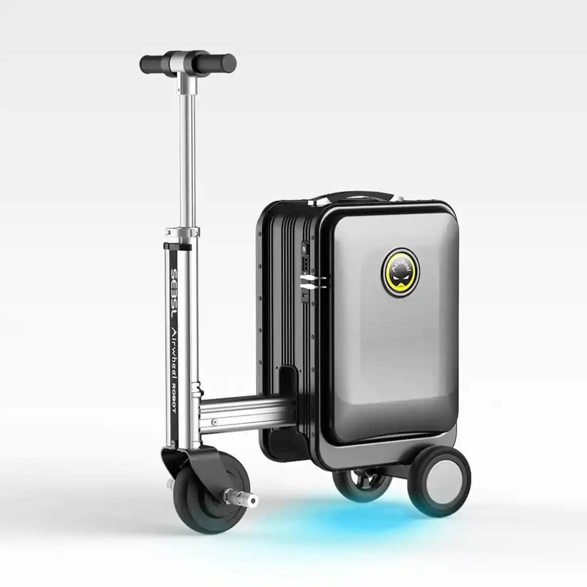 حقيبة سكوتر كهربائية Airwheel SE3SL، سوداء، خفيفة الوزن، 20 لترًا، مزودة بمحرك وبطارية قابلة للإزالة، ووظيفة بنك الطاقة، ومدى يصل إلى 10 كم