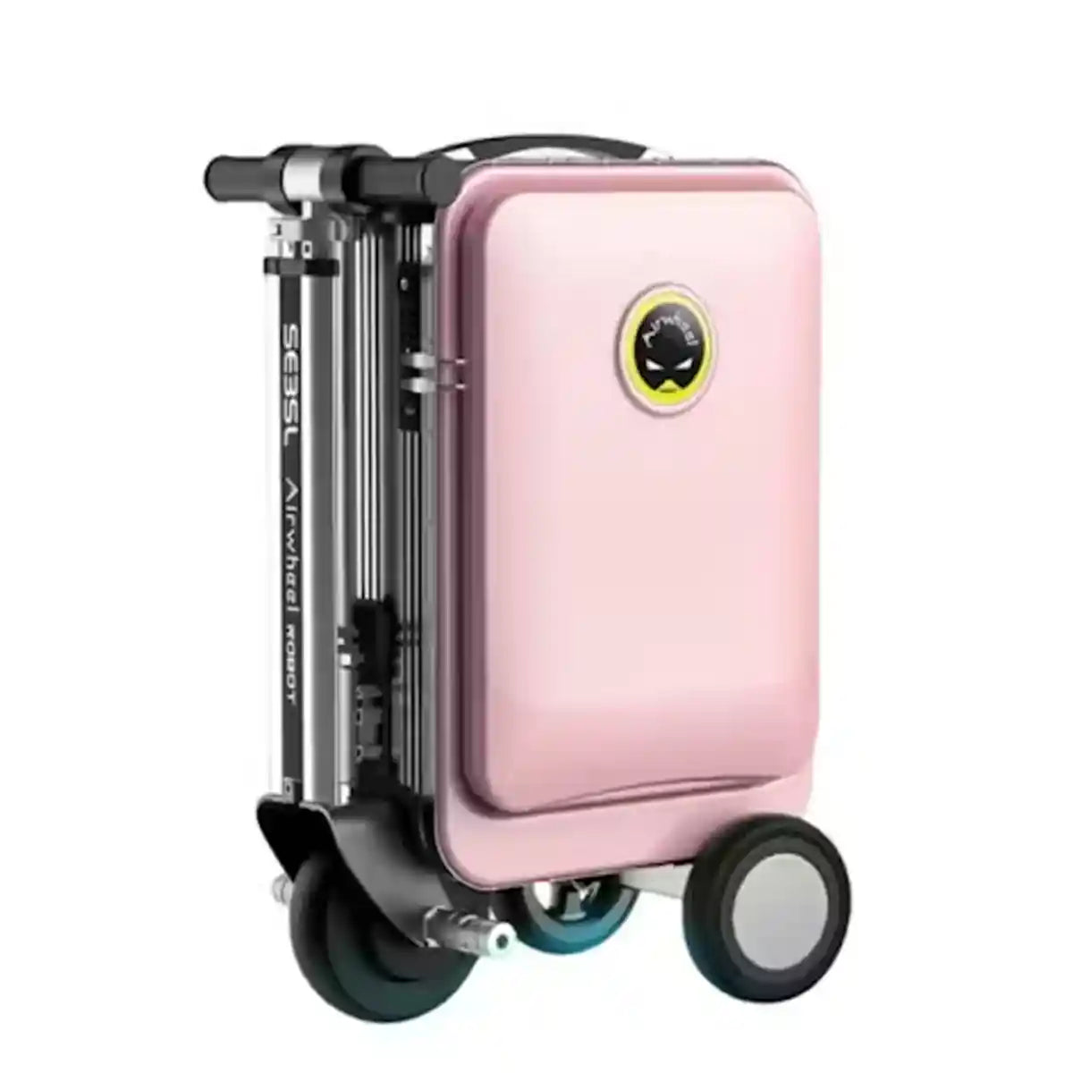 حقيبة سكوتر كهربائية Airwheel SE3SL، وردية اللون، خفيفة الوزن، سعة 20 لترًا، مزودة بمحرك وبطارية قابلة للإزالة، ووظيفة بنك الطاقة، ومدى يصل إلى 10 كم