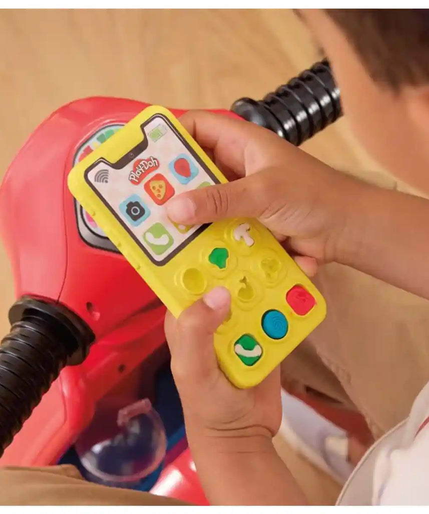 مجموعة لعب سكوتر توصيل البيتزا من بلاي دوه - فنون العجين والرمل، لعبة أطفال عالية الجودة، متينة وتعليمية، مناسبة للأطفال من عمر 10 أشهر فما فوق