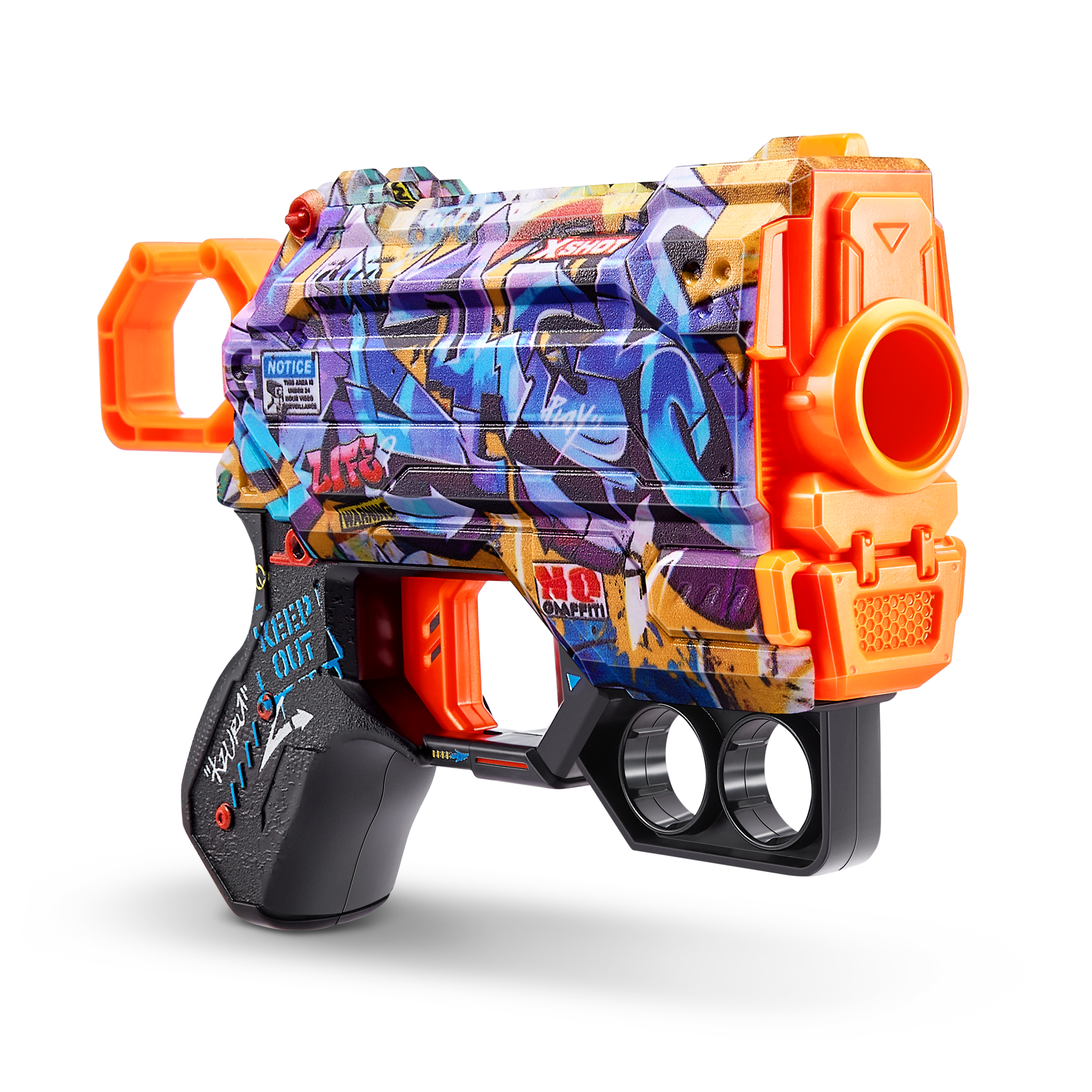 X Shot Skins Menace Blaster, Compact Foam Dart Gun for Boys, Age 8+