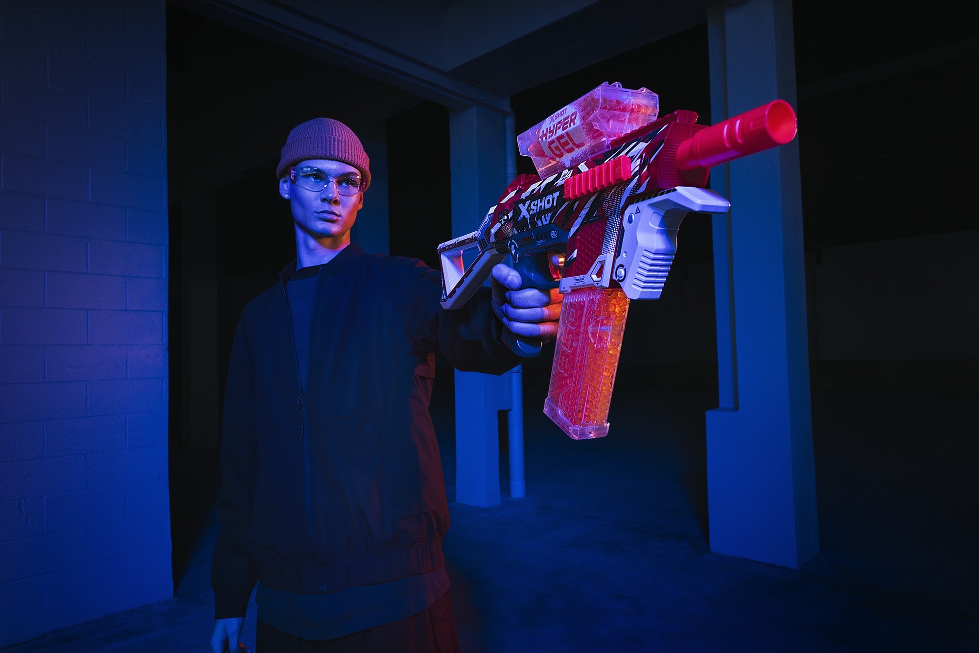 X Shot Hyper Gel Medium Blaster with 10000 Gellets, Shooting Toy for Boys, Age 14+