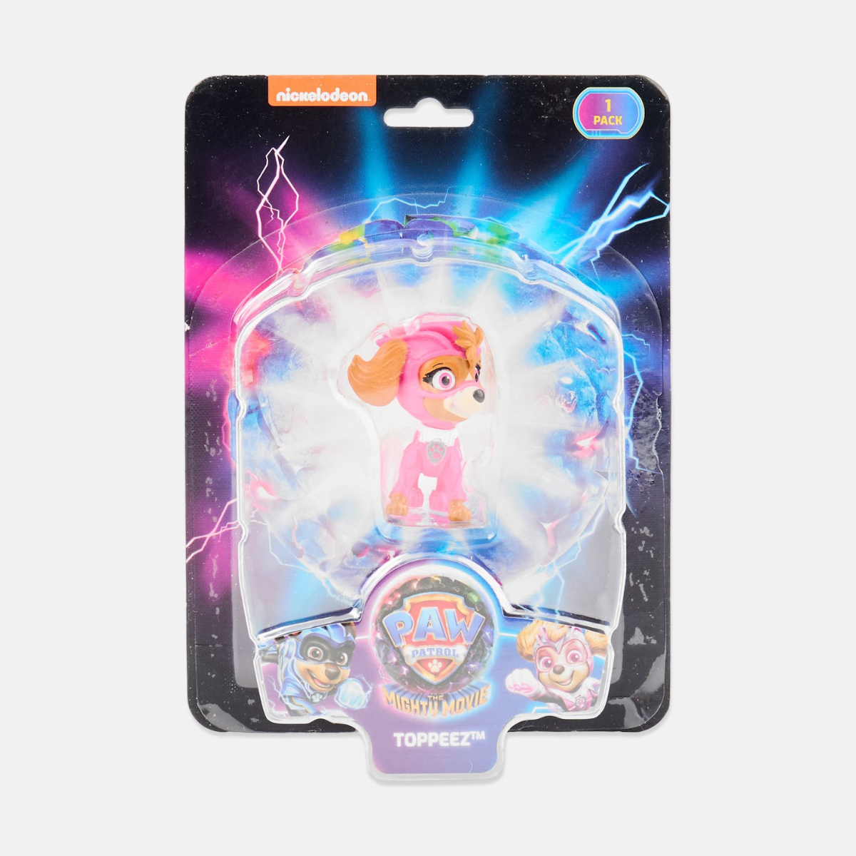 Paw Patrol The Mighty Movie Pencil Toppeez, Collectible Character Toppeez for Kids, 1pk / 3pk / 4pk / 8pk, School Accessories, PAW Patrol Movie Toys, Assorted Designs