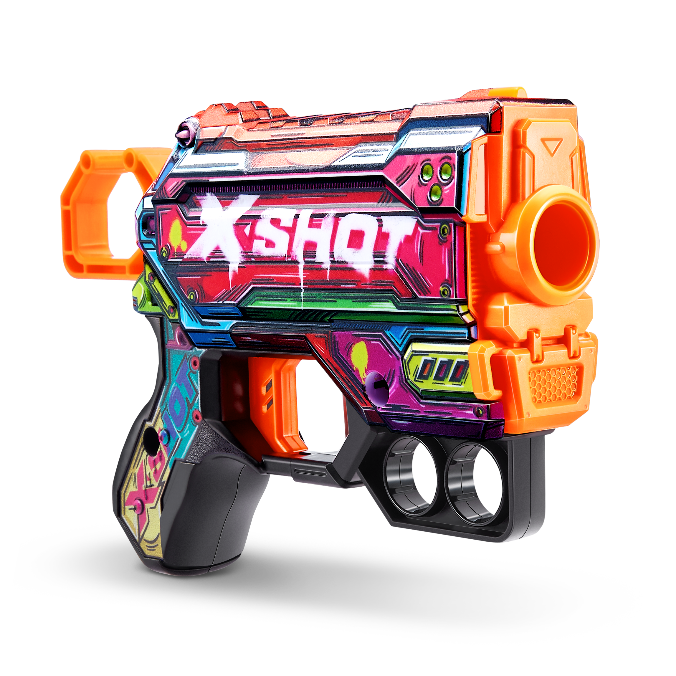 X Shot Skins Menace Blaster, Compact Foam Dart Gun for Boys, Age 8+