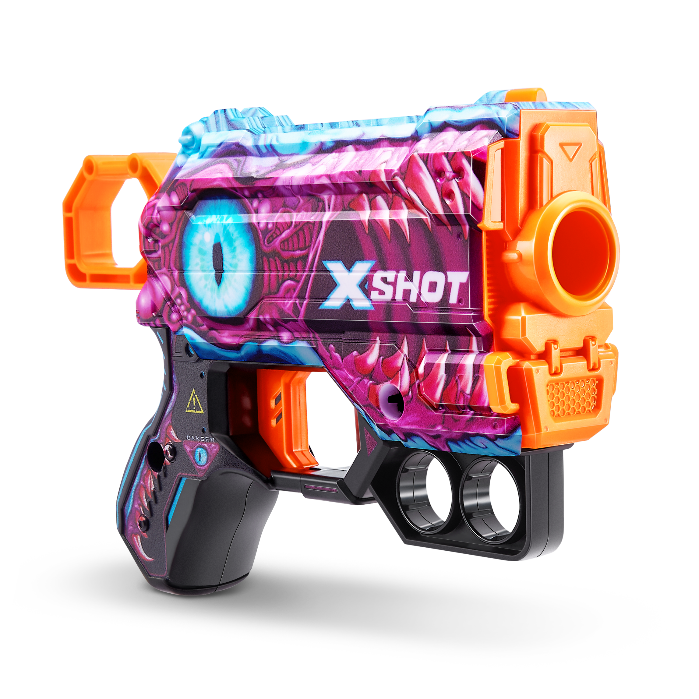 X Shot Skins Menace Blaster, Compact Foam Dart Gun for Boys, Age 8+