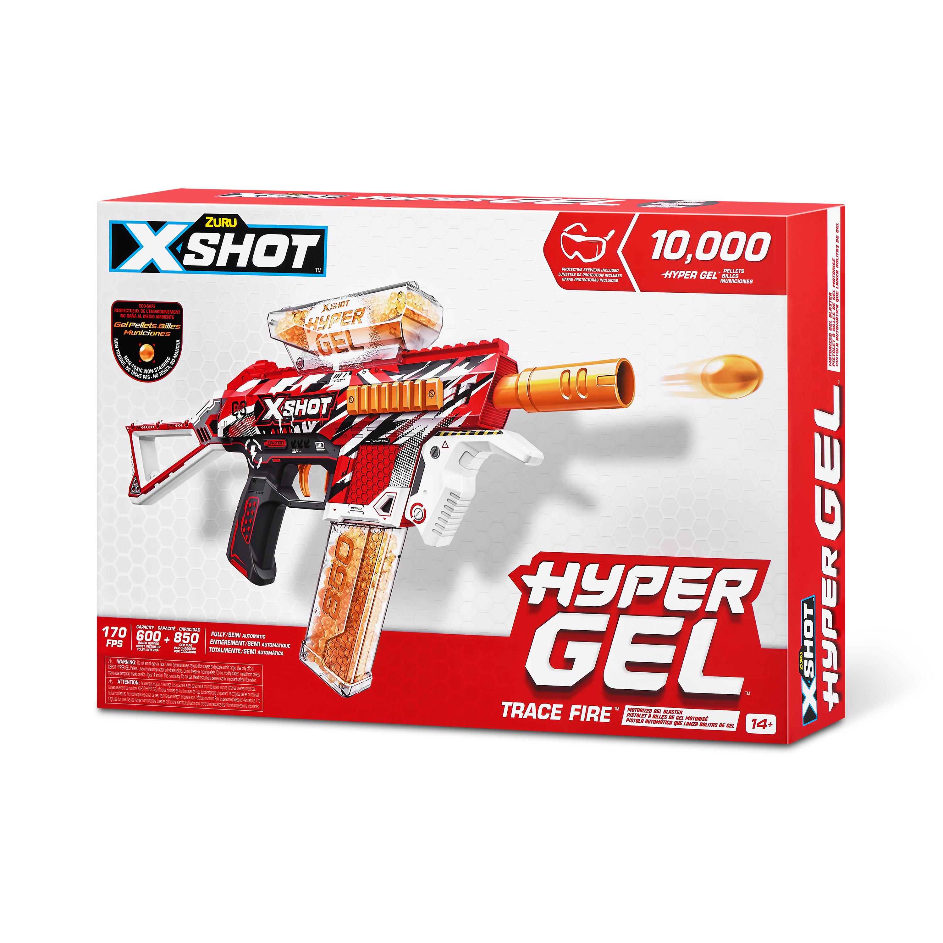 X Shot Hyper Gel Medium Blaster with 10000 Gellets, Shooting Toy for Boys, Age 14+